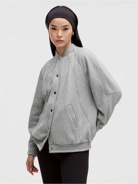 Lululemon Scuba Oversized Varsity Jacket Plush NWT